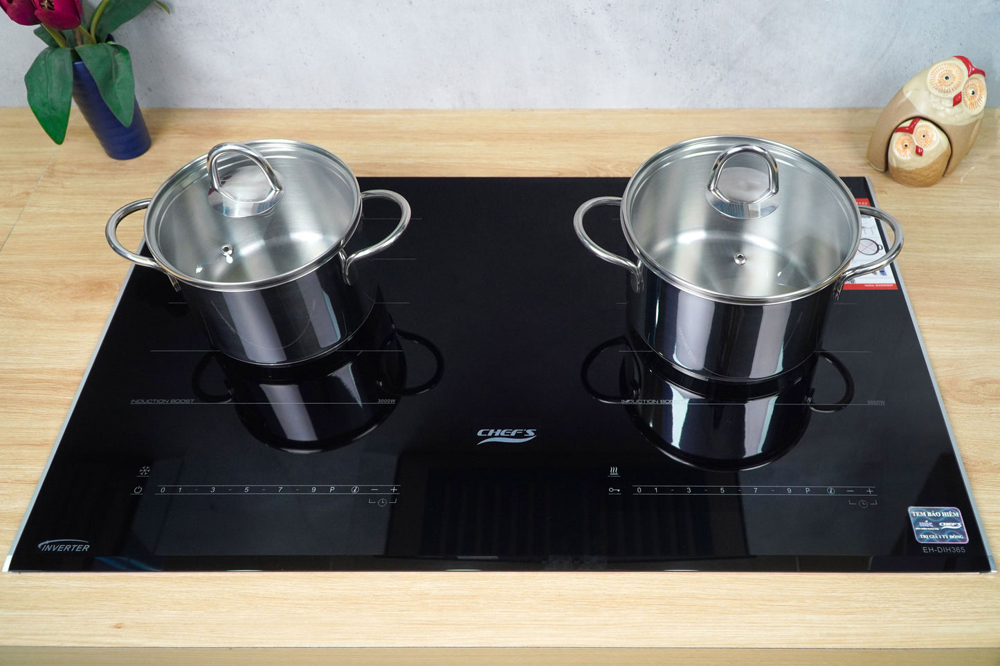 Bếp từ đôi Chefs EH-DIH365