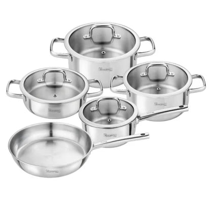 Bộ nồi Michelangelo Cook 4 U 5 món vung kính - 105945