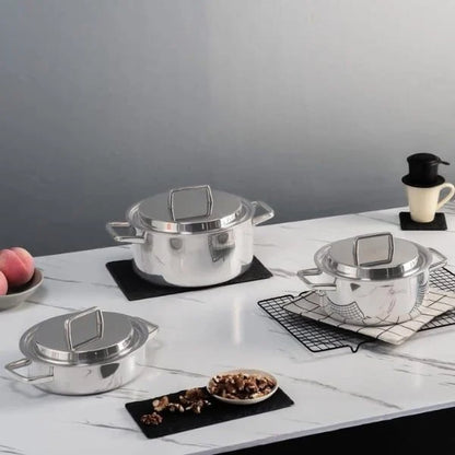 Bộ nồi Michelangelo Home Chef 4 món 106041 - 3 nồi, 1 quánh