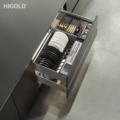 Giá Bát Đĩa Hộp Nhôm Cao Cấp 900mm Shearer 4.0 Higold 303581