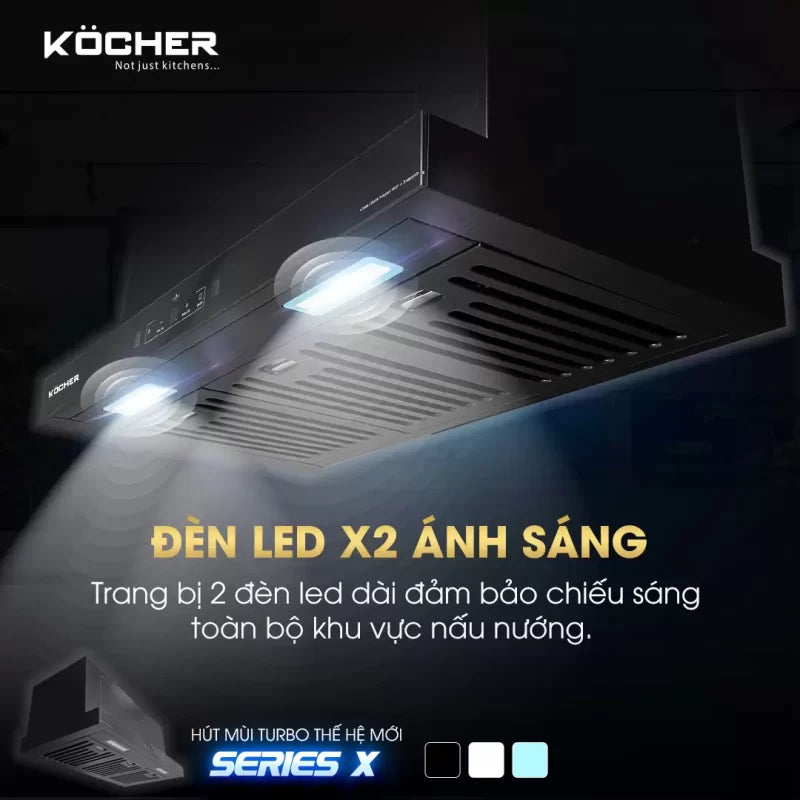 Máy hút mùi Kocher TURBO X-668D