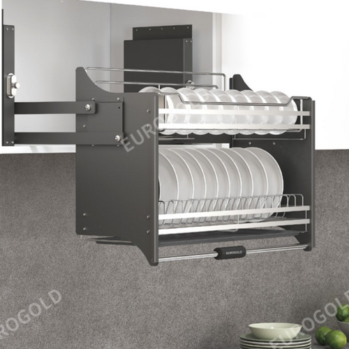 Giá bát di động inox 304 Eurogold EUT9180VX cho tủ bếp trên 800mm